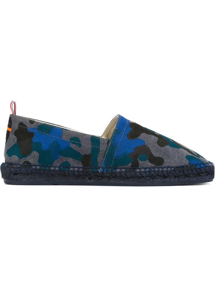 Castañer Pablo Espadrilles, Men's, Size: 40, Blue, Cotton/rubber/cotton/leather