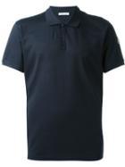Moncler Classic Polo Shirt, Men's, Size: Small, Blue, Cotton