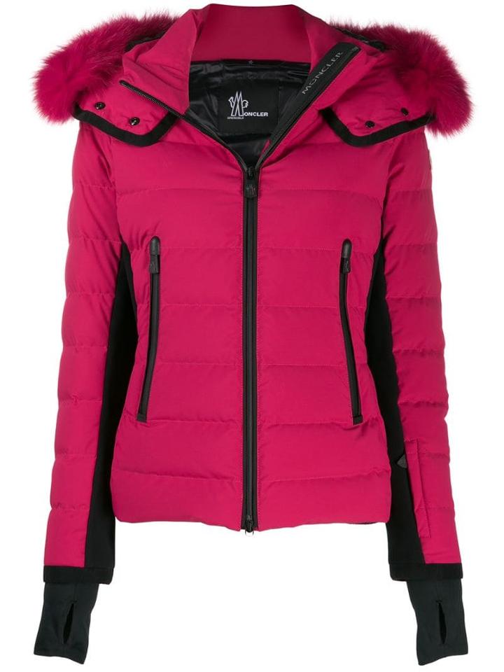 Moncler Grenoble Padded Parka Jacket - Red