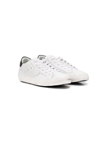 Philippe Model Kids Philippe Model Kids A28icll0v50b Bianco Leather -
