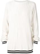 Judson Harmon 'lane' Sweater, Men's, Size: Xl, White, Cotton/acrylic/viscose
