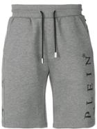 Philipp Plein Drawstring Waist Shorts - Grey