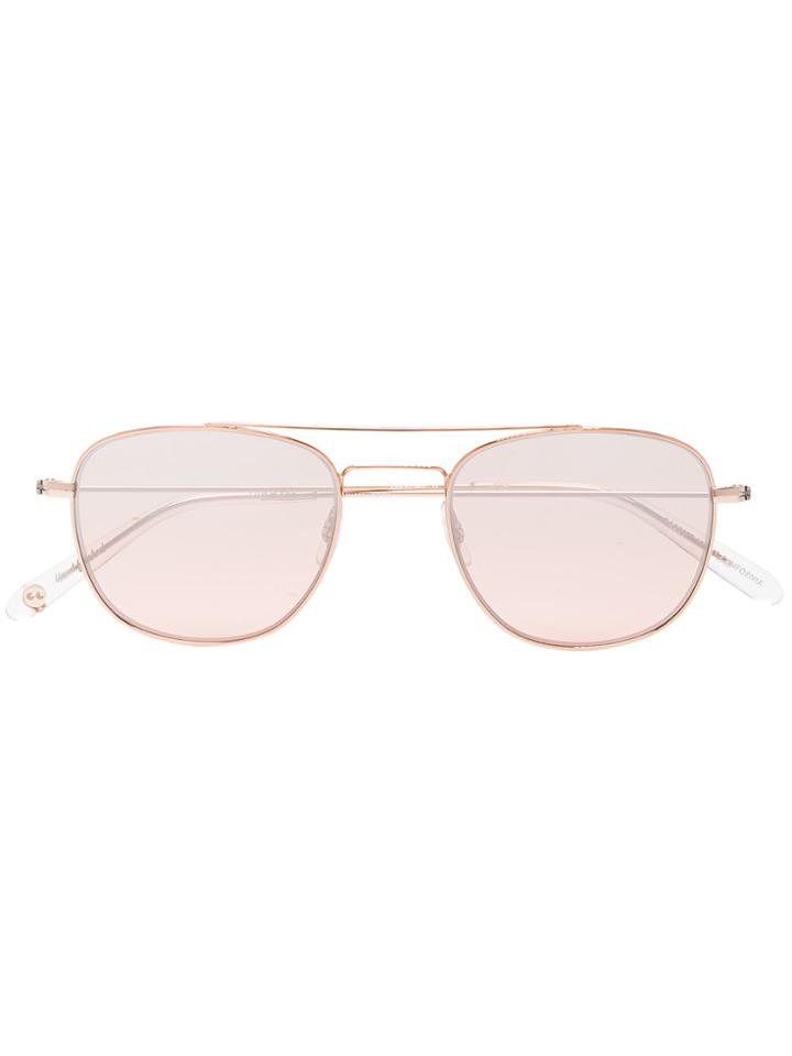 Garrett Leight Club House 50 Sunglasses - Pink & Purple