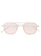 Garrett Leight Club House 50 Sunglasses - Pink & Purple