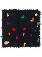 Faliero Sarti Textured Spot Scarf - Black