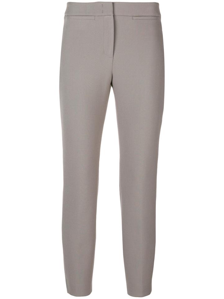 Peserico Cigarette Trousers - Grey