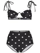 Araks Myriam Mallory Polka Dot Underwired High-waisted Bikini Set -