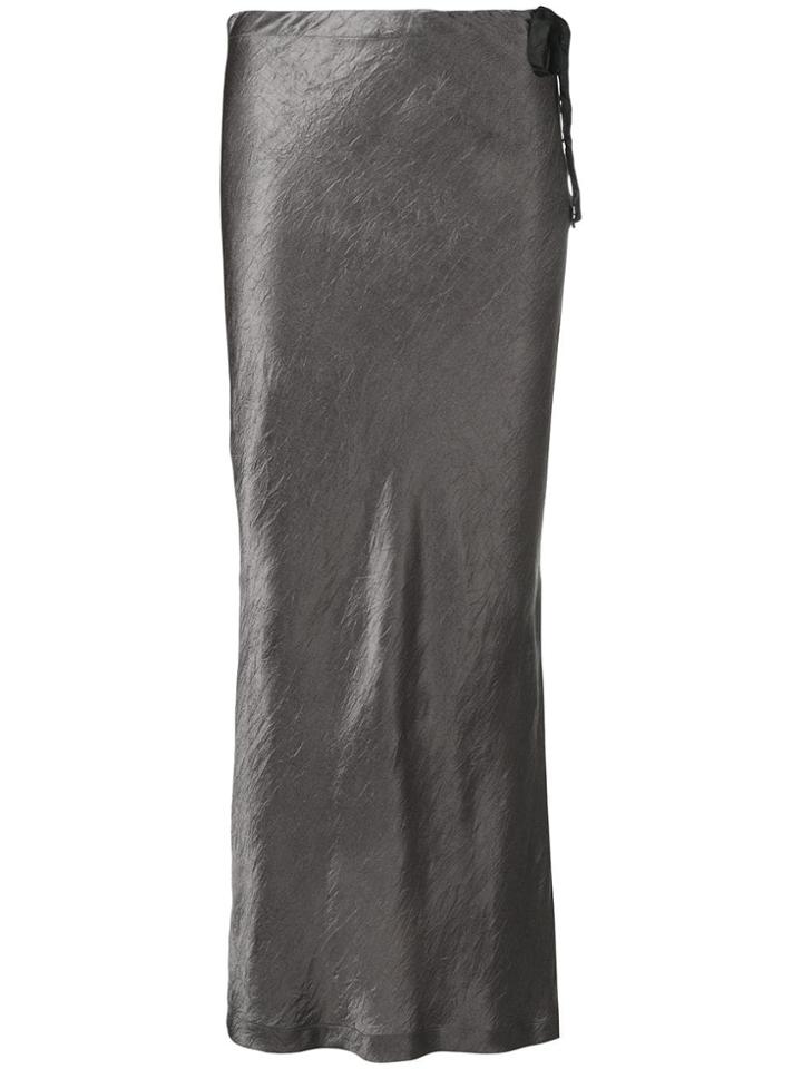 Ann Demeulemeester Lambeth Plissé Border Skirt - Green