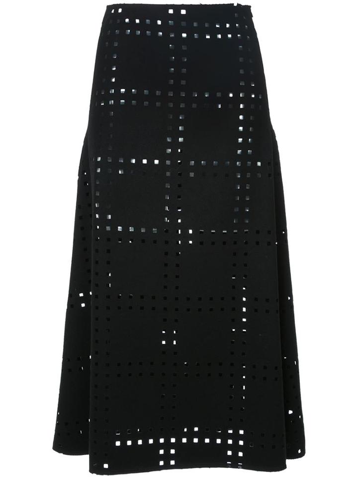 Bassike Laser Cut-out Skirt
