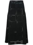 Bassike Laser Cut-out Skirt