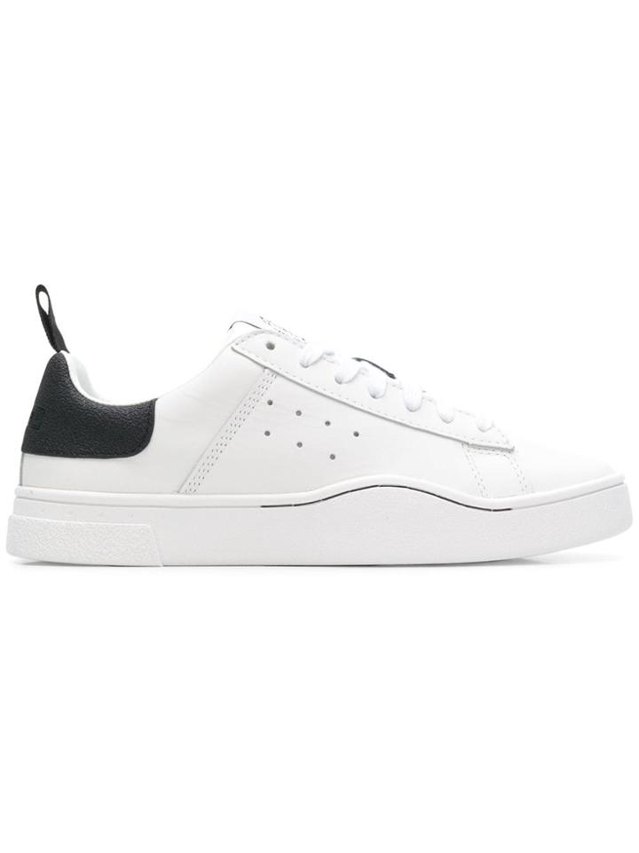 Diesel Logo Sneakers - White