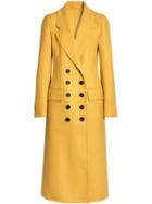 Burberry Double-breasted Cashmere Tailored Coat - Yellow