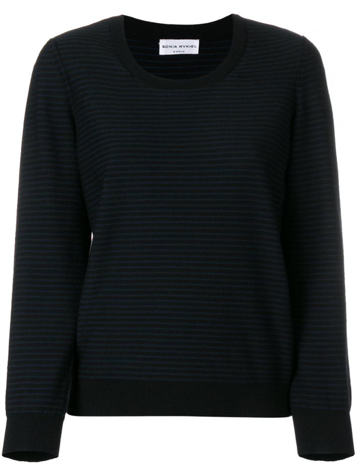 Sonia Rykiel Round Neck Knit Jumper - Black