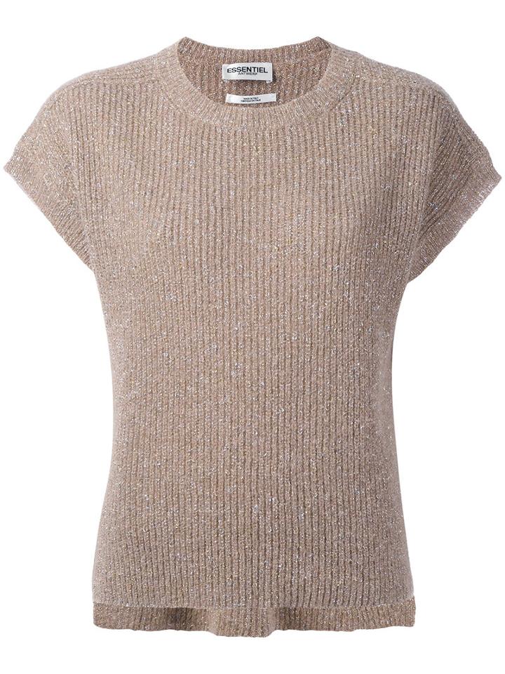 Essentiel Antwerp - Nelectric Sweater - Women - Acrylic/polyamide/polyester/wool - S, Women's, Nude/neutrals, Acrylic/polyamide/polyester/wool