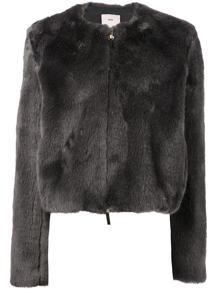 Edun Faux Fur Jacket