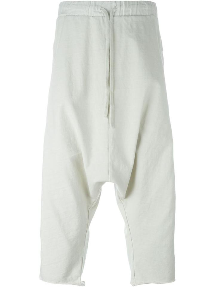Andrea Ya Aqov Baggy Shorts, Men's, Size: M, White, Cotton/linen/flax