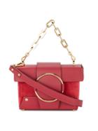 Yuzefi - Asher Mini Cross Body Bag - Women - Leather/suede/metal - One Size, Red, Leather/suede/metal