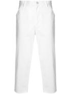 Comme Des Garçons Shirt Cropped Trousers - White