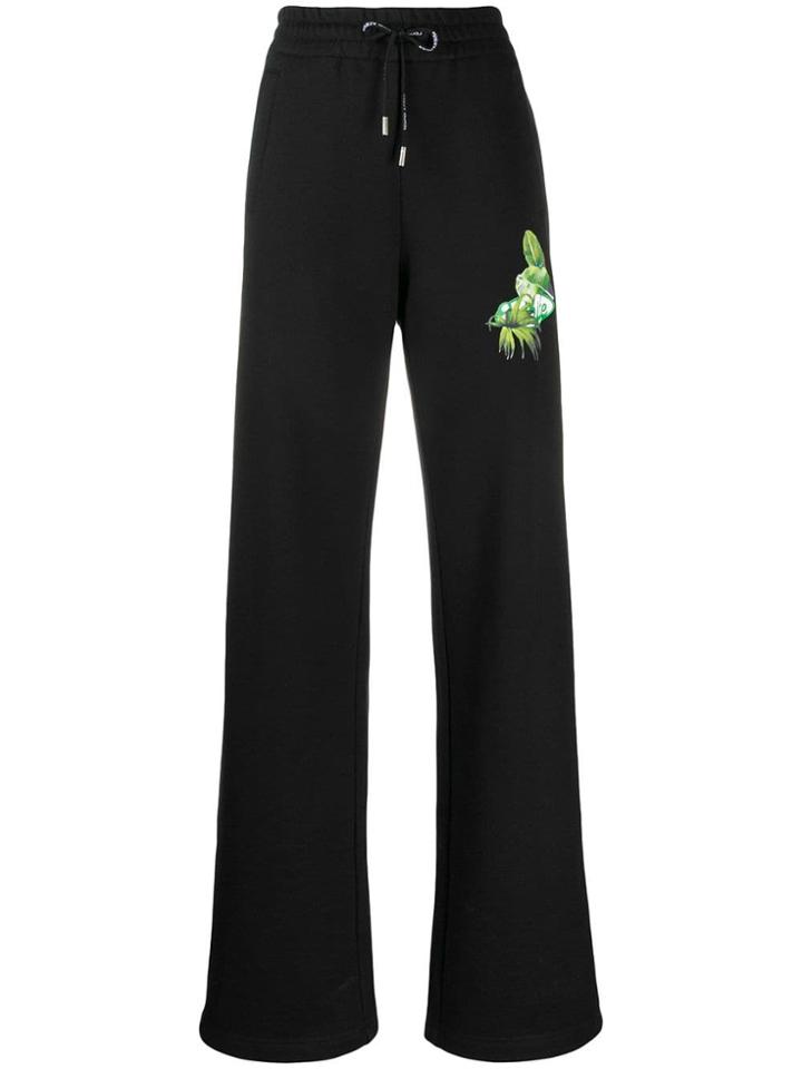 Off-white Foliage Logo Detail Track Pants - Black