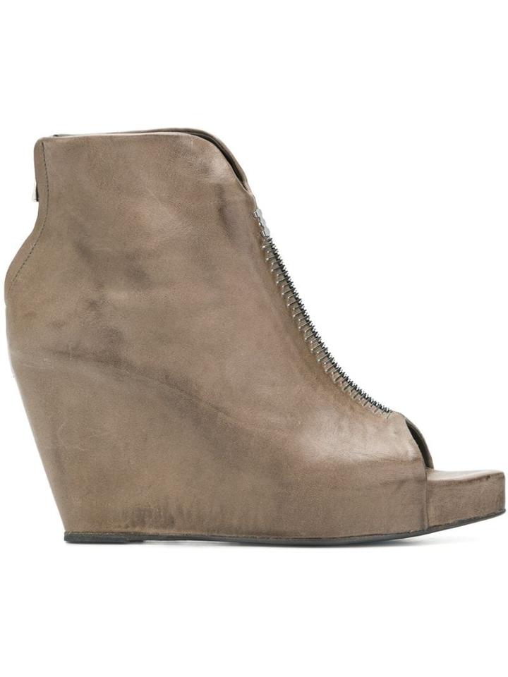 The Last Conspiracy X Isaac Sellam Open-toe Boots - Grey