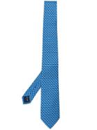 Salvatore Ferragamo Duck Print Tie - Blue