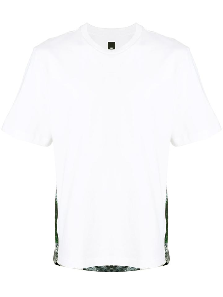 Oamc Contrasting Side Panel T-shirt - White