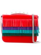 Salar - Fringed Cross-body Bag - Women - Leather - One Size, Red, Leather