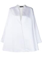 The Row Tere Jacket, Women's, Size: L, White, Silk