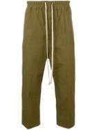 Rick Owens Cropped Trousers - Green