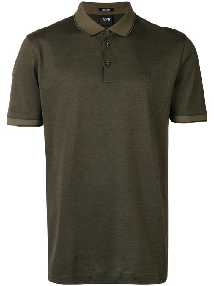 Boss Hugo Boss Contrast Trim Polo Shirt - Green