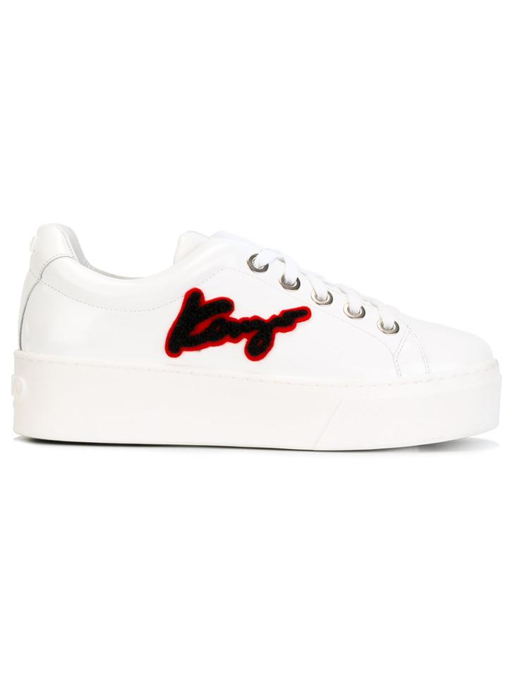 Kenzo Kenzo Signature Sneakers - White