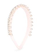 David Charles Kids Crystal And Faux Pearl Embellished Headband, Girl's, Pink/purple