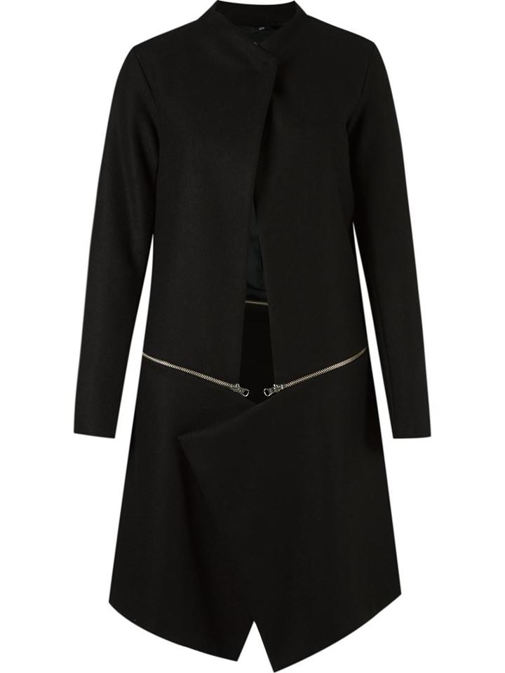 Uma Raquel Davidowicz 'pave' Coat, Women's, Size: 40, Black, Acetate/wool