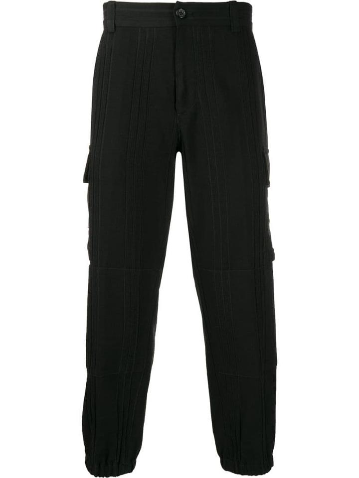 Ann Demeulemeester Straight-leg Cargo Trousers - Black