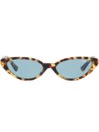 Vogue Eyewear Tortoiseshell Round Glasses - Brown