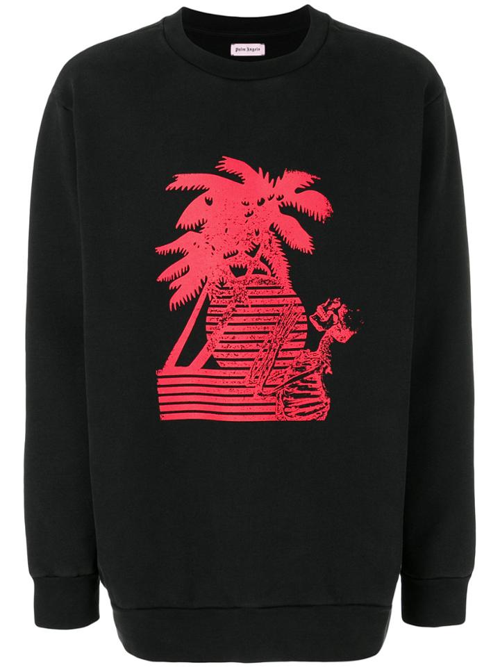 Palm Angels Palm Island Sweatshirt - Black
