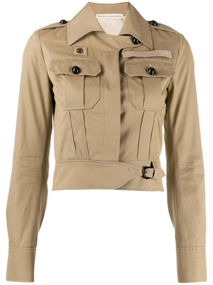 Balenciaga Pre-owned 2000's Cropped Jacket - Neutrals