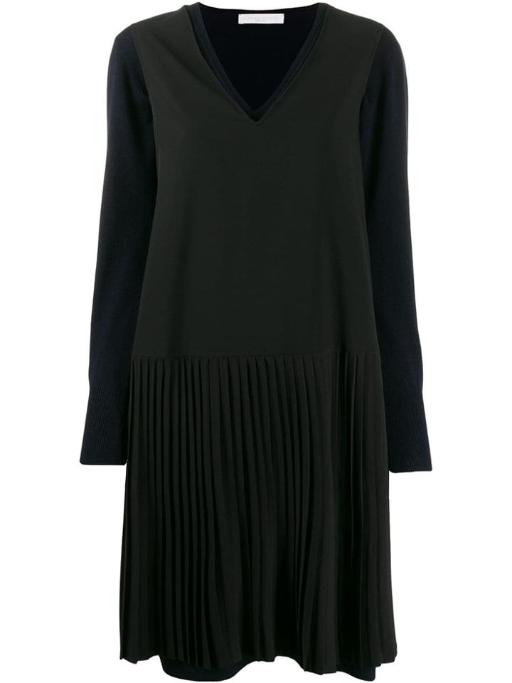 Fabiana Filippi V-neck Sweater Dress - Blue