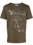 Moschino Foiled Logo T-shirt - Green
