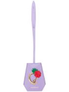 Versace Flower Logo Tag - Pink & Purple