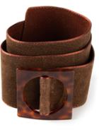 Jean Louis Scherrer Vintage Square Buckle Belt