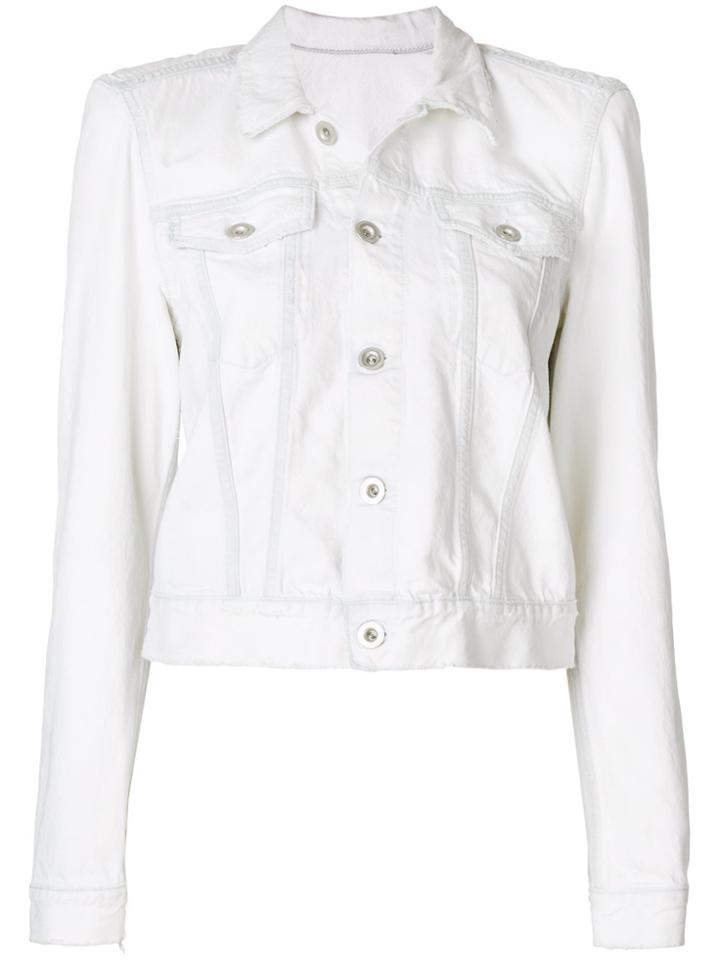 Unravel Project Denim Jacket - White