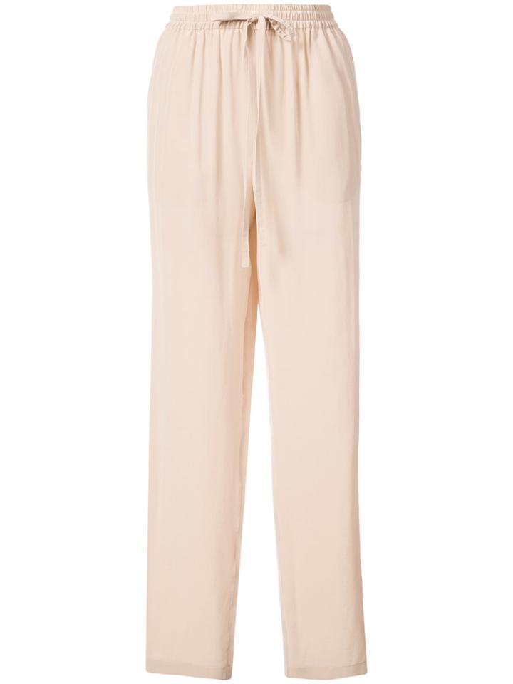 Red Valentino Drawstring Cropped Trousers - Pink & Purple