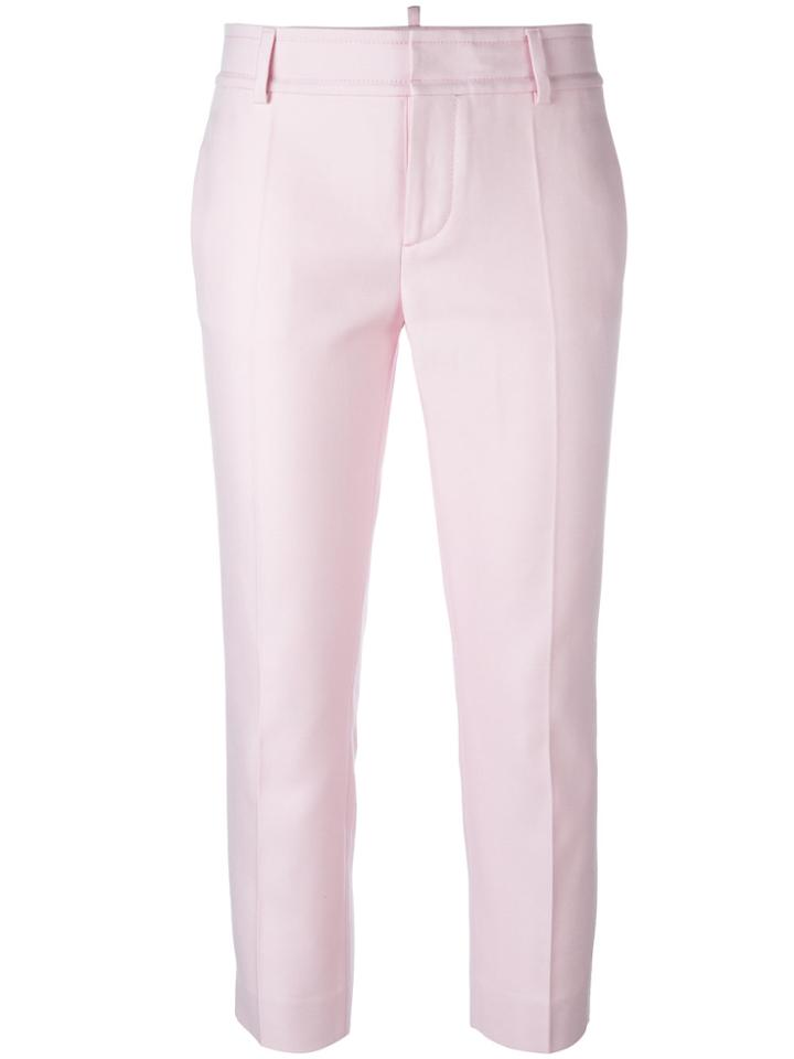 Dsquared2 Cigarette Trousers - Pink & Purple