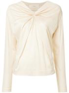 Cyclas Fold Detail Blouse - Nude & Neutrals