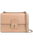 Dolce & Gabbana 'rosalia' Shoulder Bag, Women's, Nude/neutrals, Calf Leather