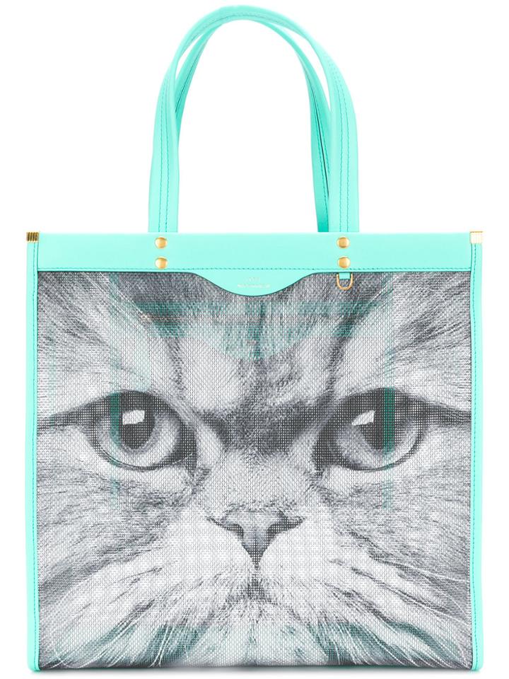 Anya Hindmarch Cat Mesh Tote Bag - White