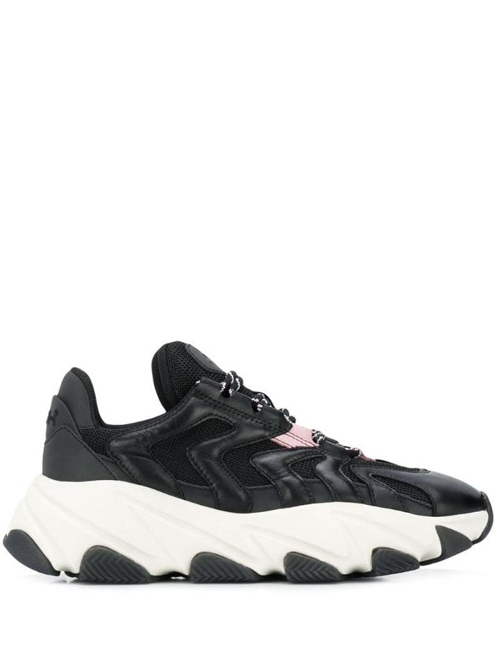 Ash Chunky Low Top Sneakers - Black