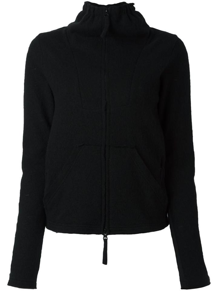 Rundholz Turtle Neck Jumper, Women's, Size: Large, Black, Wool/cotton/spandex/elastane