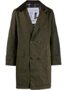 Barbour Double-breasted Coat - Green
